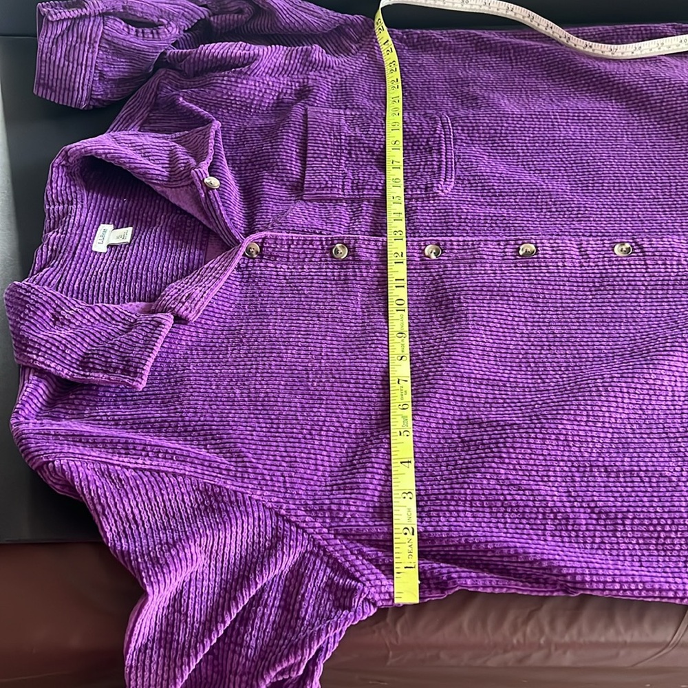 L.L.Bean Purple Shacket - Picture 6 of 6